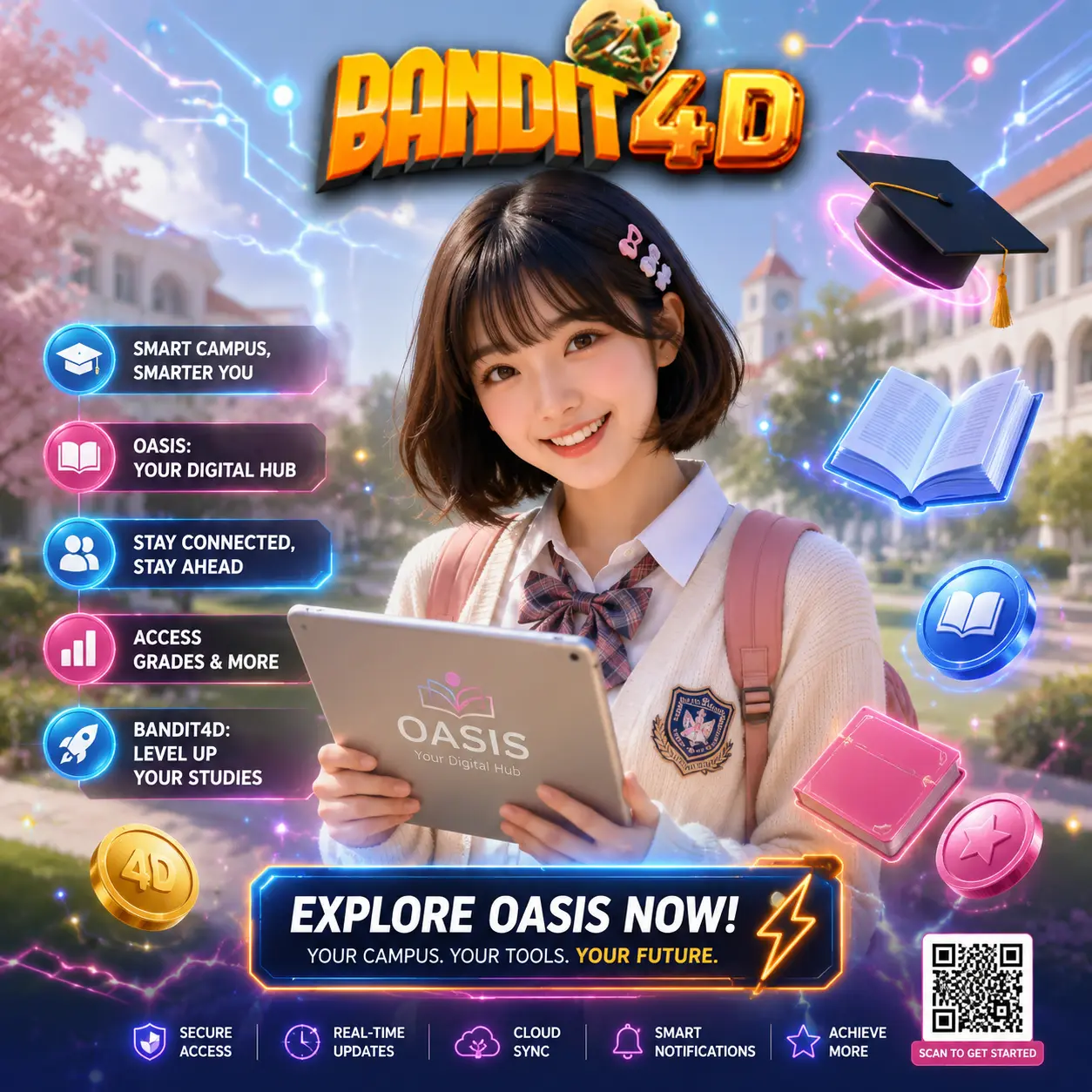 BANDIT4D - Solusi Manajemen Akademik Terintegrasi untuk Mahasiswa SMU
